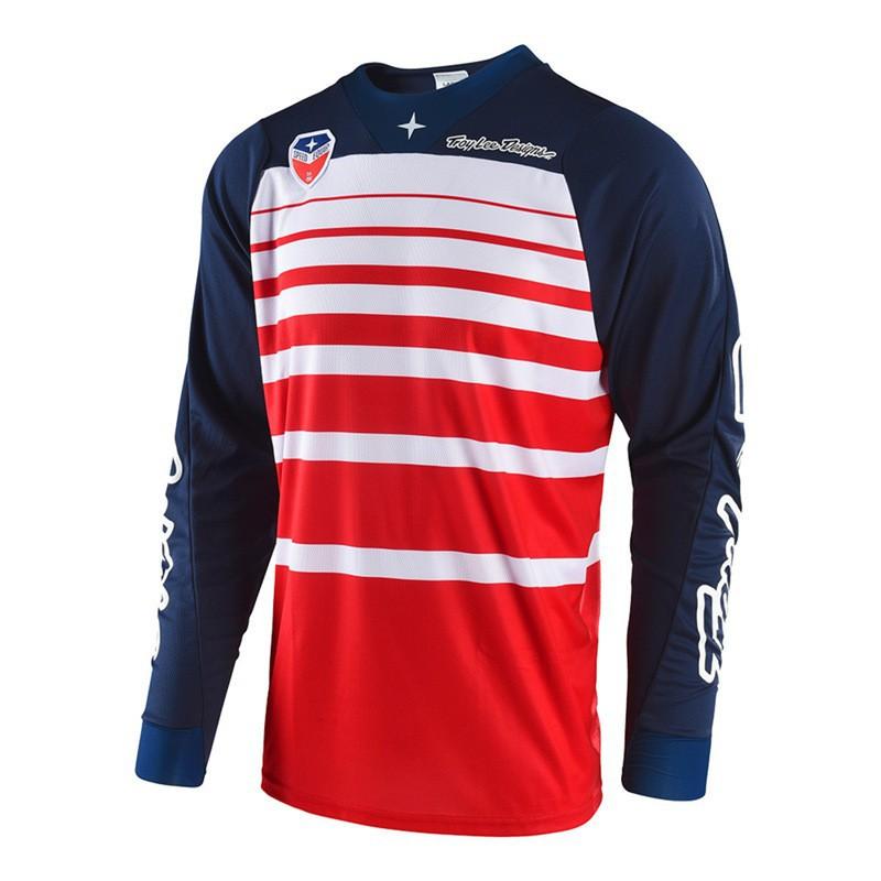 Abbigliamento Downhill TroyLee Designs Maglia da Ciclismo a Manica Lunga T-shirt da Uomo Moto da Cross per Esterni
