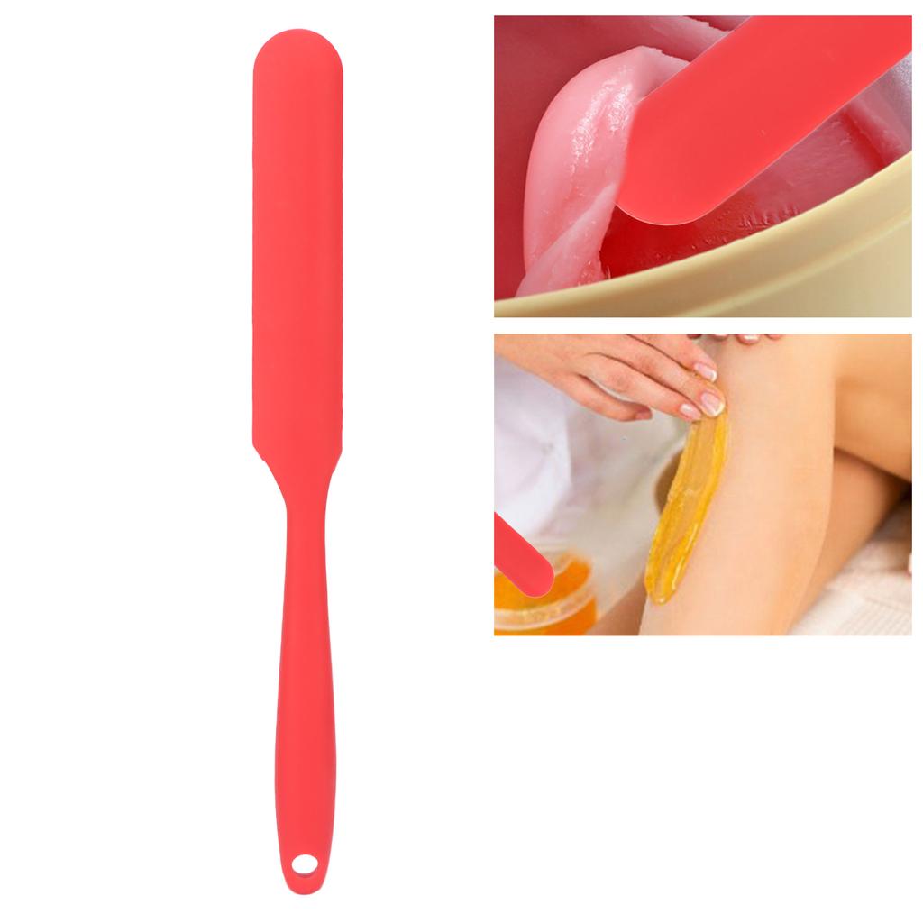 Wax Spatula Silicone Reusable Hair Removal Waxing Applicator Scraper for Home Salon Wax Warmer