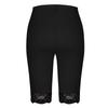 Women's Fashion Large Solid Color Shorts Lace Splicing Bottom Pants With Elastic Waist Sports And Leisure Pants