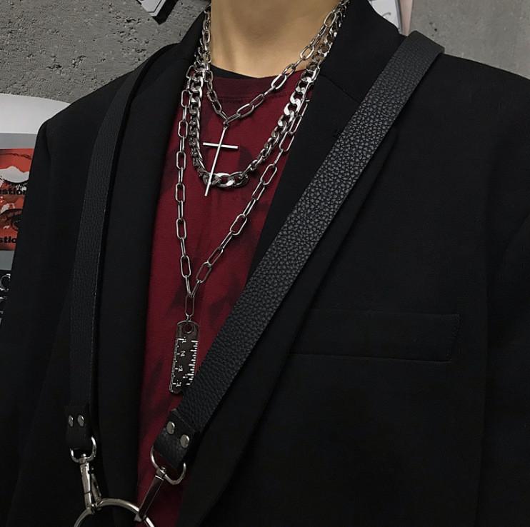 

Минималистичное многослойное ожерелье с подвеской, модное и персонализированное для женщин, с золотыми бусинами, круглыми лезвиями и ожерельями чёрный