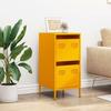 VidaXL Mustard Yellow Buffet 35x39x73.5 Cm Cold-Rolled Steel 851397