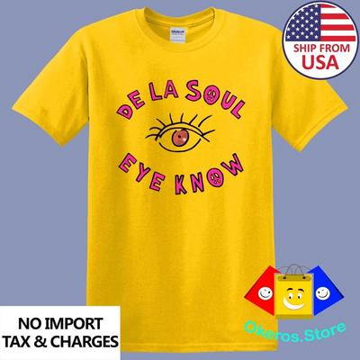 De La Soul Eye Know Herren Gänseblümchen Gelb Größe S bis 3XL