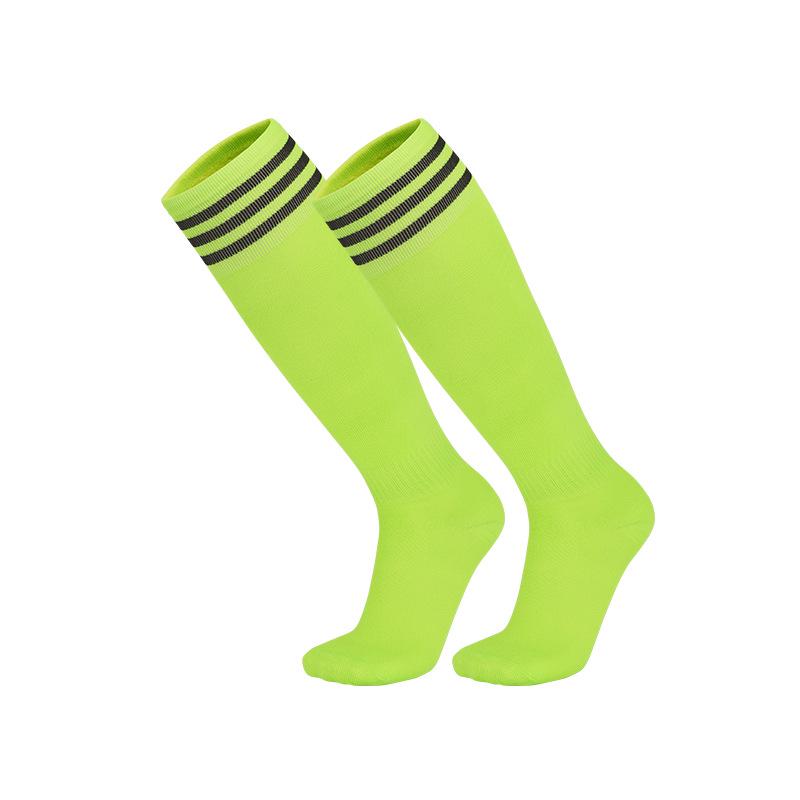 Striped Thigh-High Football Socks for Children & Adults - Lightweight, Professional Sports Socks