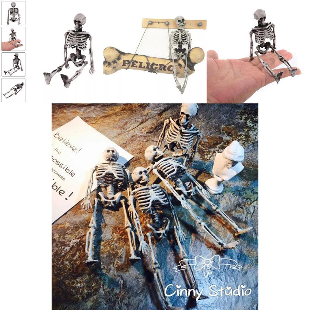 Mini Skeleton 15cm Realistic Decoration For Halloween Parties And Haunted Houses
