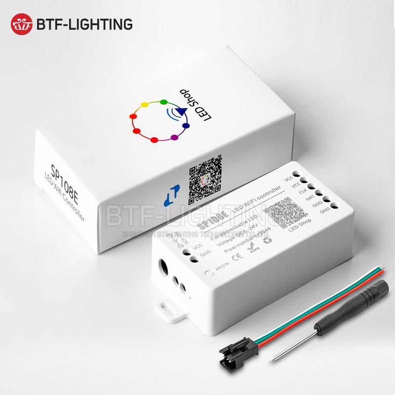 SP Controller RGBIC Light Strip with Bluetooth, WiFi, and Music App (Models 105/06/07/08/110E)