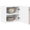 Porto Wall Mounted Cabinet Reclaimed Wood Look 40 X 31 X 40 Cm Engineered Wood