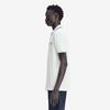 Fred Perry [M3600] Twin Tip Fred Perry Shirt - Snow White/Track Blue/Sport Green Afpm2533600-Z52