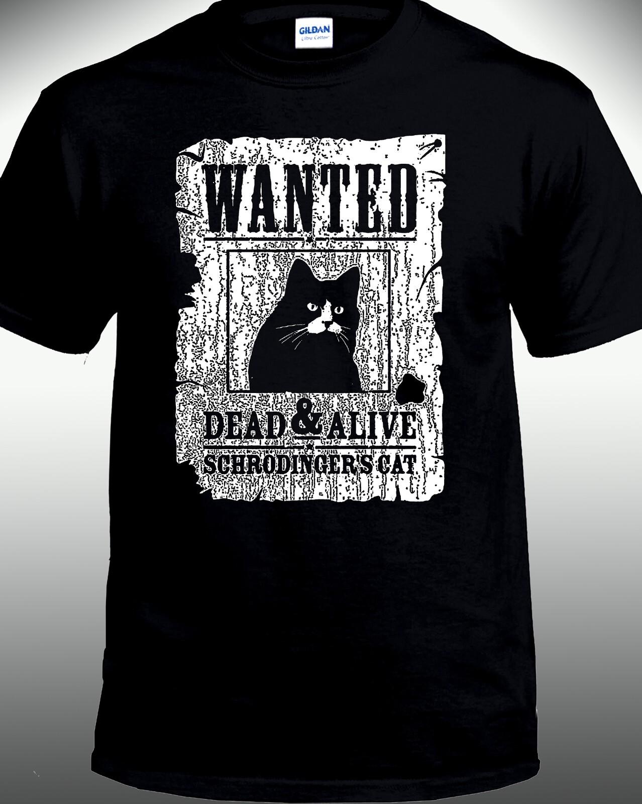 Wanted Dead & Alive Schrodinger s Cat T-shirt S