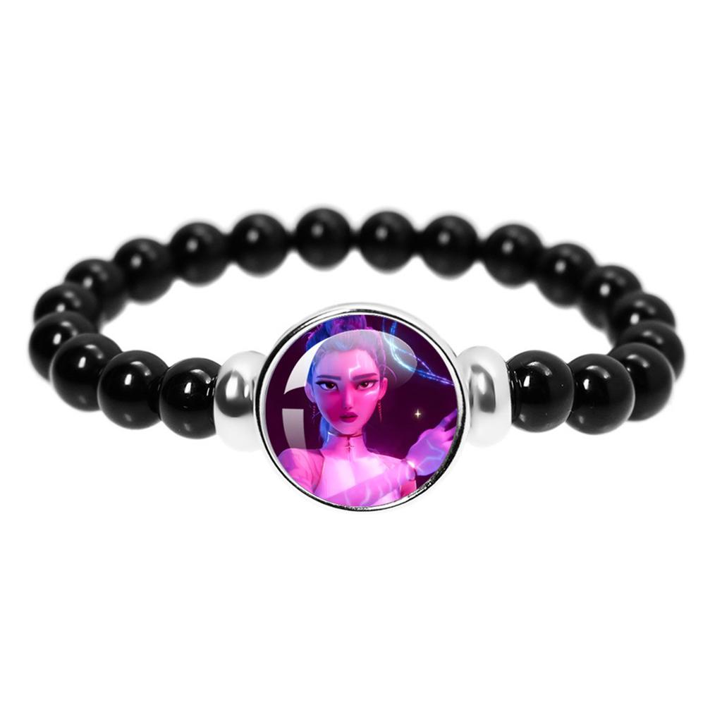 Fashionable Girl Group  Bracelet Beaded Wristband, Dome Badge Bracelet Suitable For Fan Gifts Men And Women Couple Jewelry Gift Accessories