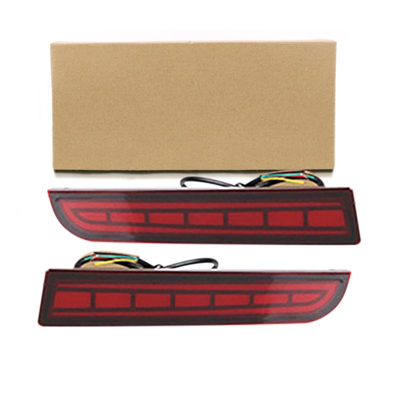 2 Stück Auto Heckstoßstange LED Bremslichter Passend für Mitsubishi Lancer/Evolution X CZ4A 2008-2017/Outlander Sport / RVR / ASX 2011-2012