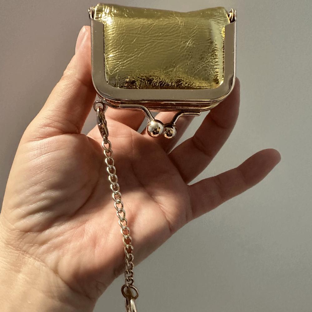 Exquisite Earring Necklace Wallet Luxury Mini Coin Purse Cute Leather Jewelry Storage Box  Gift