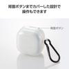 ELECOM Earphone Case LinkBuds Open Can Be Charged While In the Case Shockproof With Carabiner TPU Material Clear TWS-SO242UCCR