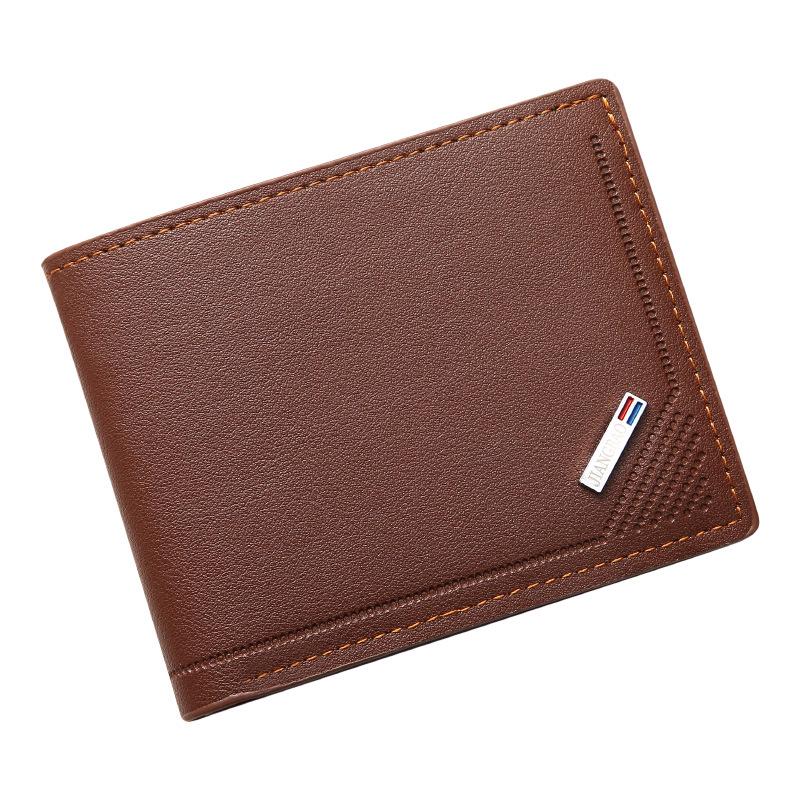 New Men's Fashion Slim Wallet: Multi-Card Slots, Large Capacity, Soft Leather