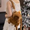 Muñeco de Peluche de Capibara Lindo de Dibujos Animados de 30 cm Mochila Fruta Fresa Naranja Flor Capibara Peluche Bolso Decoración del Hogar Regalo Para Niños