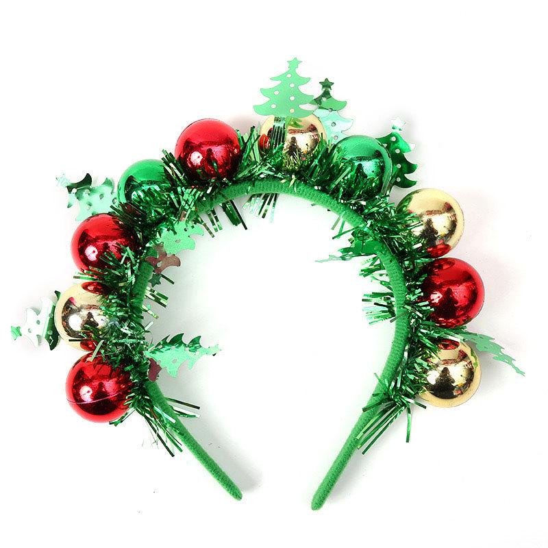Cross-border Holiday Elf Hat Headband for Kids - Christmas Tree & Party Decoration