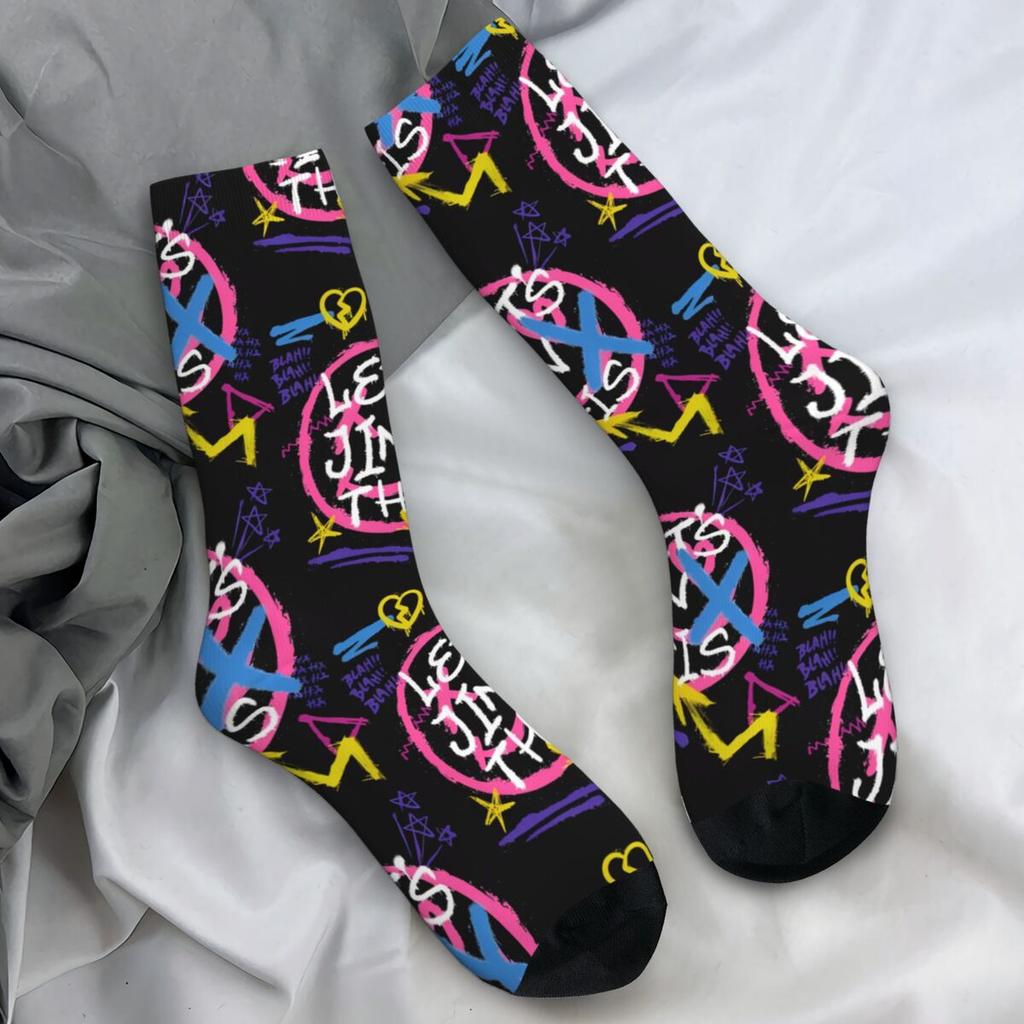 Arcane Vi Și Jinx Ciorapi Anime Bărbați Șosete Moi Respirabile Șosete Amuzante Primăvară Skateboard Antiderapante Șosete Personalizate Cadou de Ziua de Naștere