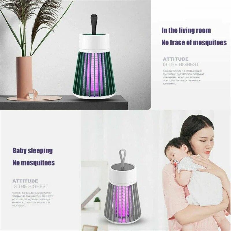 UV Mosquito Lamp USB Charge Anti Mosquito Lamp Pest Control Lamp(No Battery)