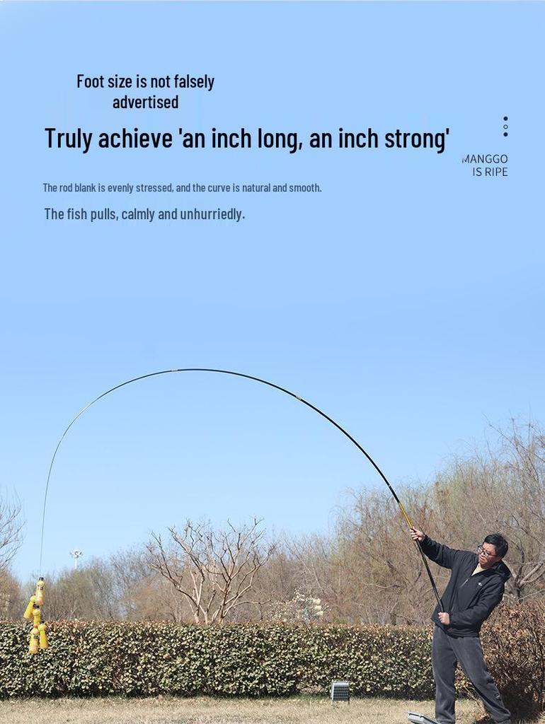 Japanese Retro High Carbon Multi-Tone Fishing Rod for Carp - All-round River Rod