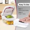 Vegetable Onion Garlic Food Quick Chopper Cutter Slicer Peeler Dicer
