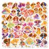 56 Cartoon Girl Daily Graffiti Stickers Luggage Laptop Cute Decorative Stickers Batch