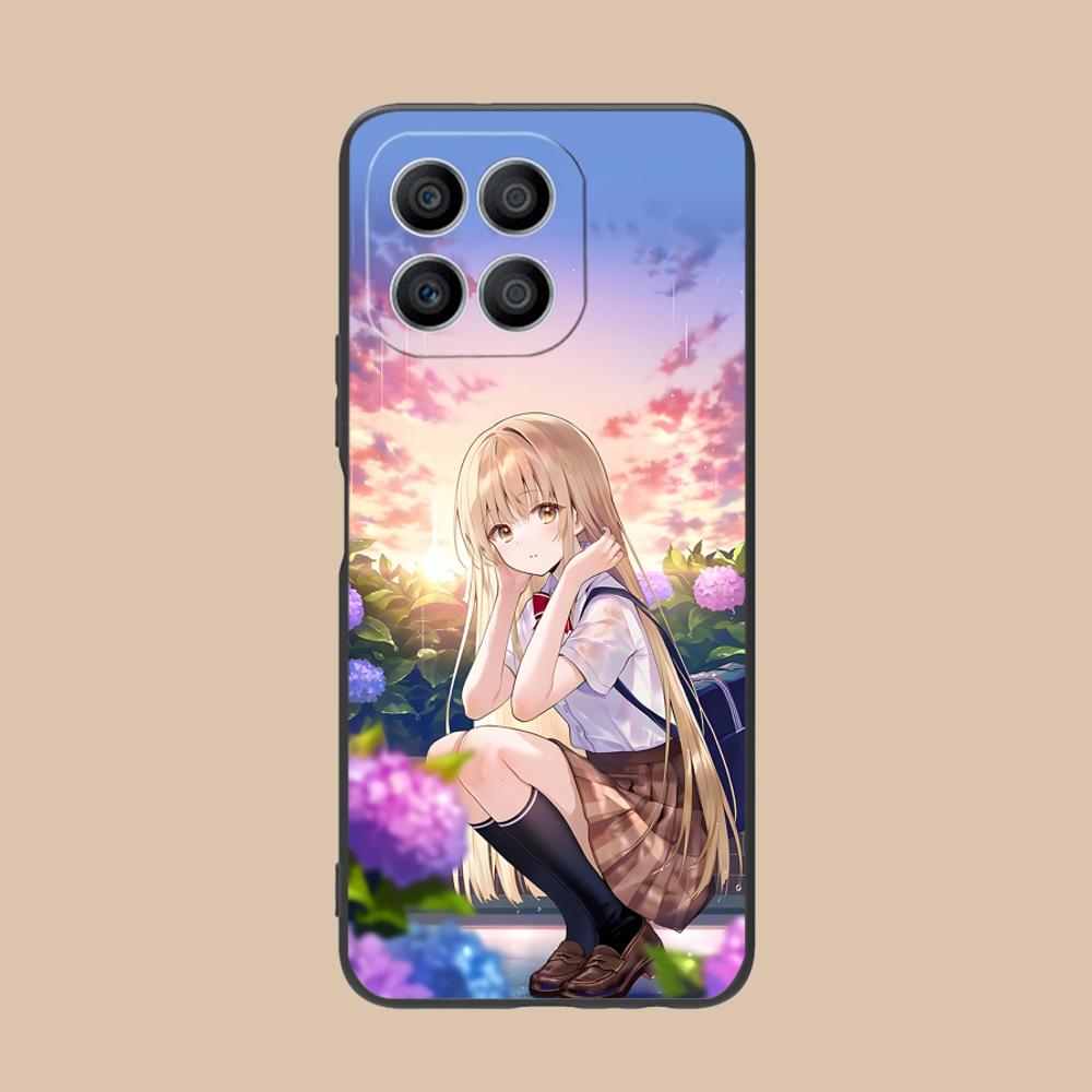 Angel Mahiru Shina Phone Case for Honor 90 80 70 60 50 30 20 10 9 8 7 Pro S SE Lite 5G Soft TPU Shockproof Cover