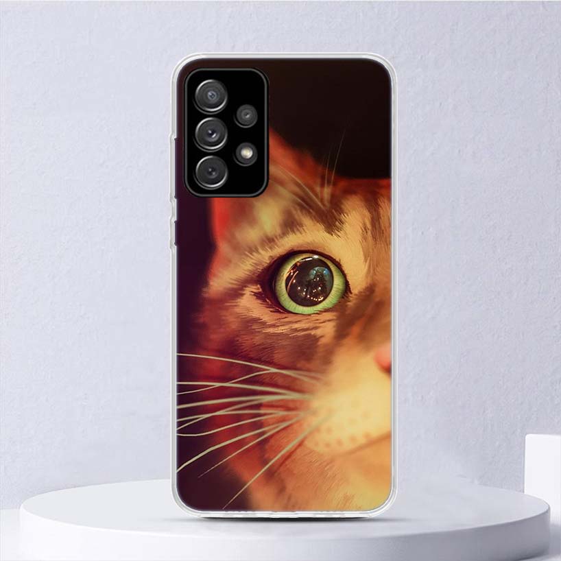 Stray Cat Game Soft Case For Samsung Galaxy A16 A15 A14 A13 A56 A55 A54 A53 Phone Cover A26 A36 A25 A35 A24 A34 A23 A33 A15 A14