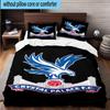 3pcs Crystal Fc Crest Printed Bedding Set Duvet Cover Closure Includes 1 Duvet Cover & 2 Pillowcases Bedding Sets Home Decor Gifts