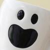 Halloween Ceramic Mug Cute Ghost Pumpkin Cup Reusable Spooky Coffee Cup with Lid Unique Halloween Party Gifts
