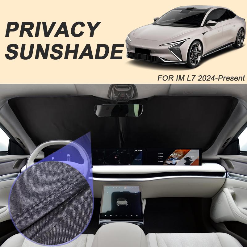 Car Black Window Privacy Sunshade For IM L7 2024-Present Auto Anti-UV Heat Insulation Protect Cover Interior Accessory