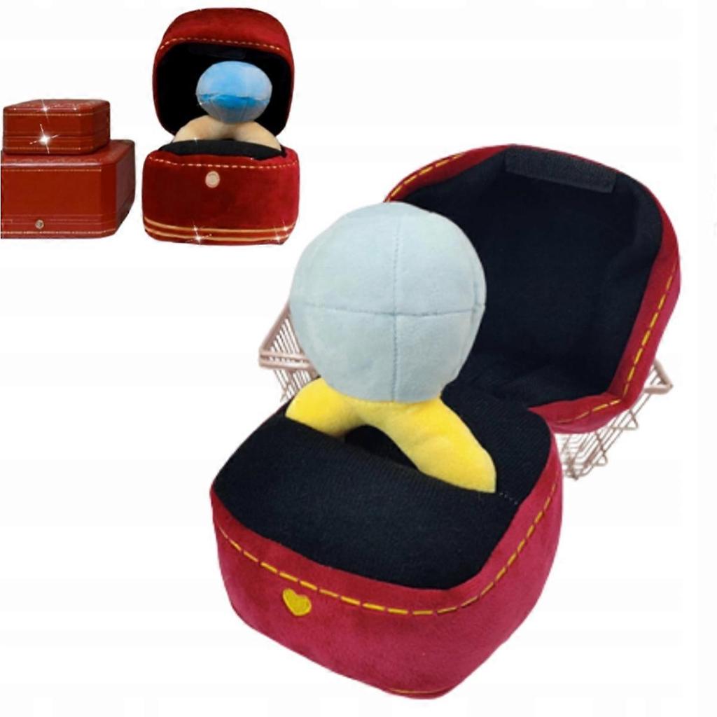 Creative Ring Box Plush Toy, Fun Christmas Gifts