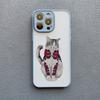 Japanese-style Colorful Cat Design Phone Case For iPhone 16 15 14 Pro Max Plus 11 12 13 Mini Pro Max XR X XS 7 8 SE2 Back Covers