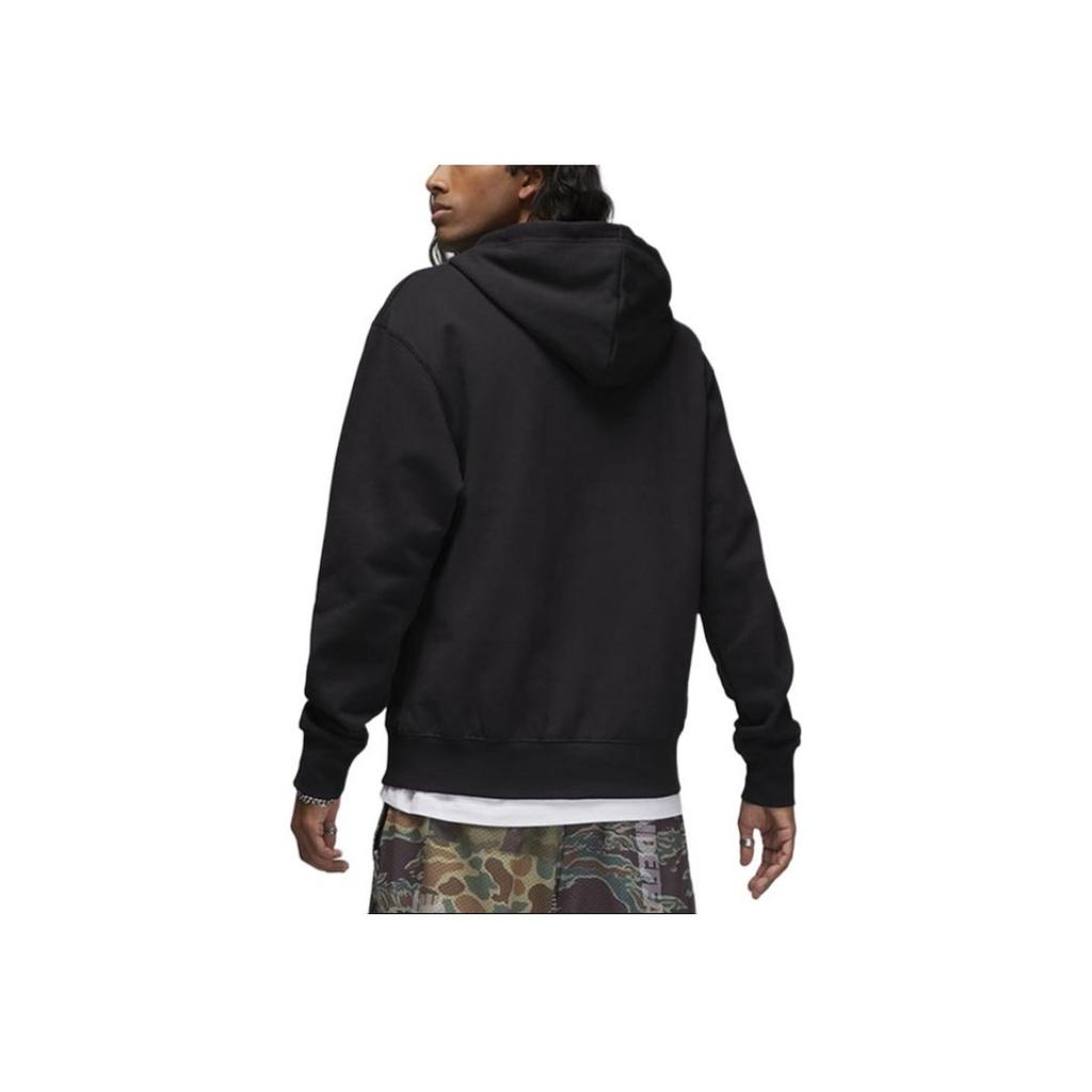 Undefeated X Jordan Brand Capsule Collection Logo Print Hoodie With Drawstring Men Hoodie Black DX4300-010