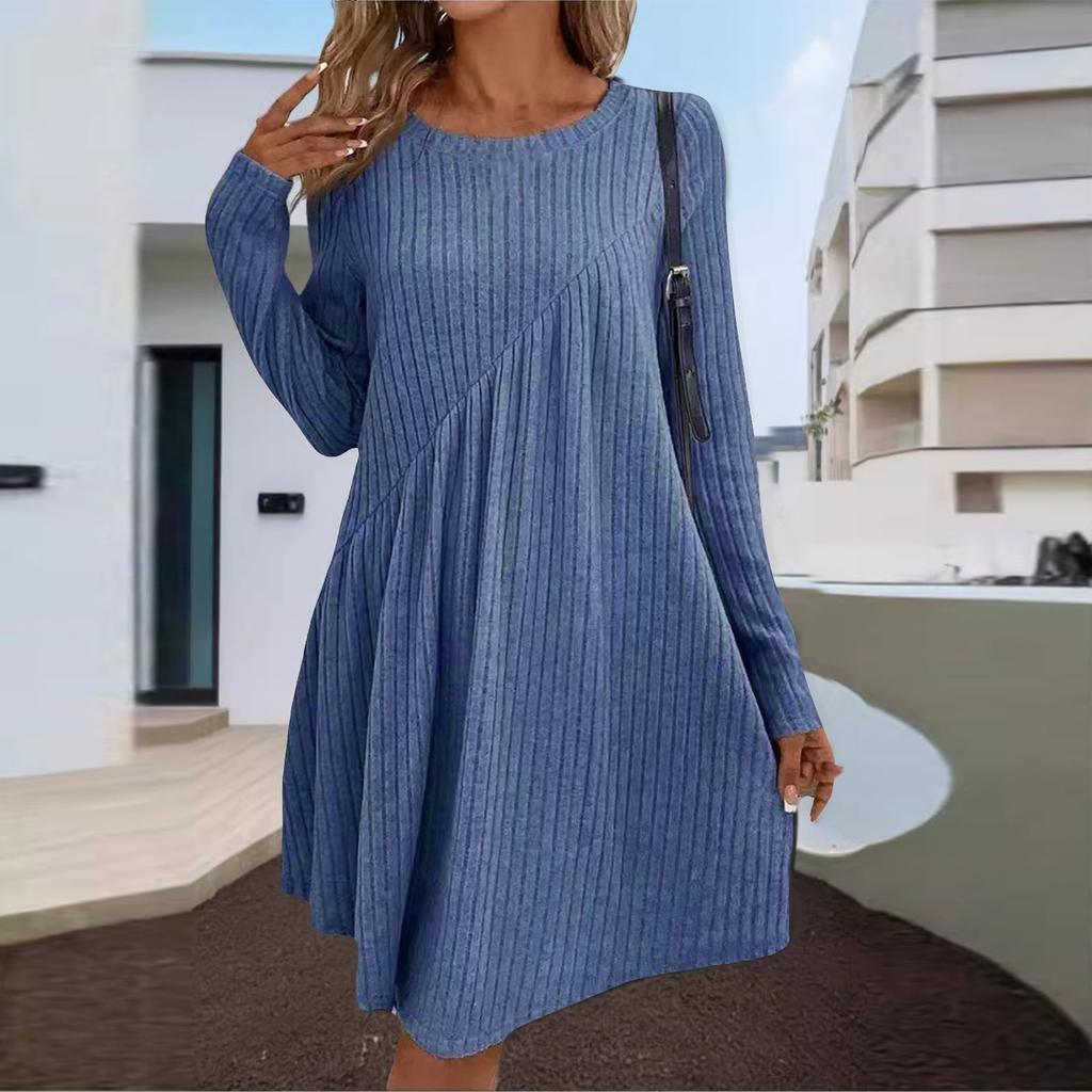 Robes sexy à manches longues pour femmes, mode automne et hiver, taille fine, paquet hanche, rencontres