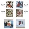 Floral Cushion Cover Cushion Case Creative Home Decor Throw Pillow Cover for Farmhouse Couch Bedroom Bedding Accessory Party
