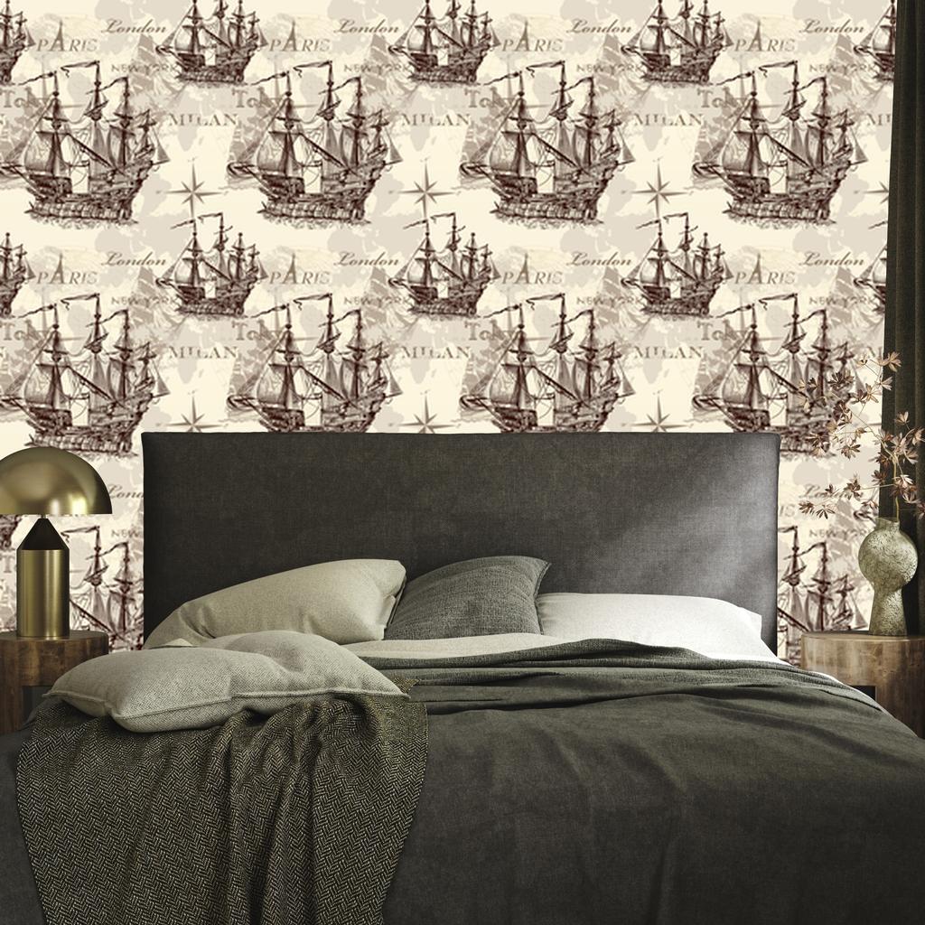 Wallpaper Historic sailing ships for living room and bedroom 50x1000