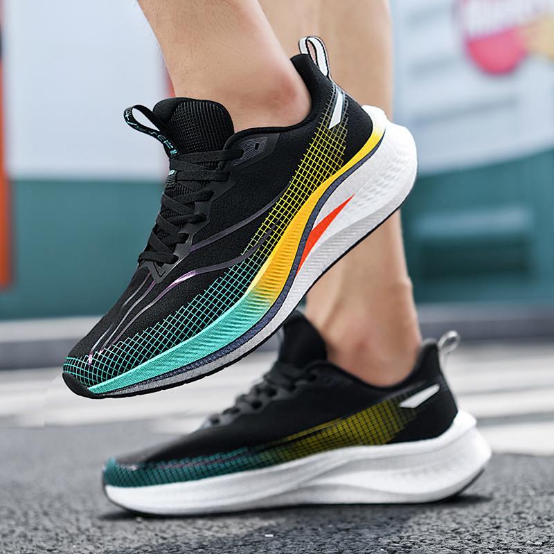 2025 neue Popcorn ultraleichte 21. Generation Stoßdämpfungstechnologie Mesh Paar Sportschuhe atmungsaktive Rennschuhe