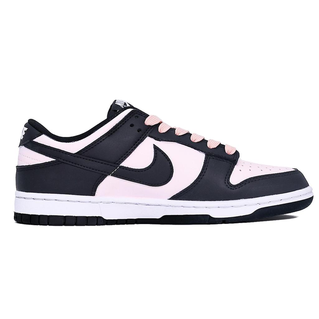 Nike Dunk Abrasion Resistant Lightweight Wear Resistant And Lightweight Low Top Skateboard Shoes Women's Pink Black CW1590-100(Team1375-)