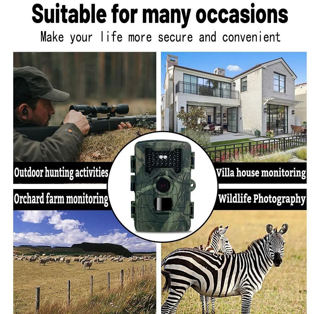 Automatic Infrared Trail Track Camera Motion Activated Wildlife Camera  Home Monitoring