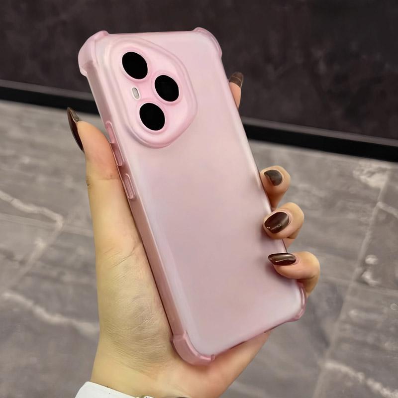 Candy Color Shockproof Transparent Matte Silicone Case For Huawei Honor 400 300 200 100 90 80 70 60 50 Pro Lite Gobal Soft Cover