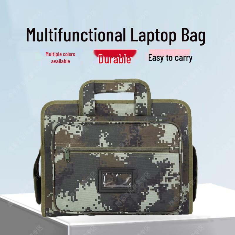 Camouflage Wear-Resistant Laptop Briefcase