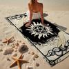 Natural Symbolism Beach Towel, Super Soft Microfiber, Gift for Her/Him, Birthday, for Pool, Beach, Travel, Home Decor Fan Gifts