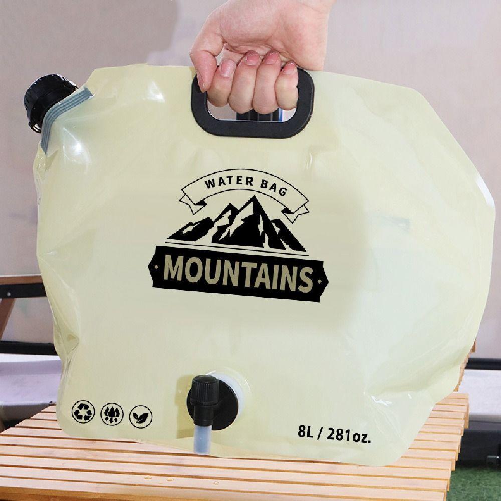 Portable Folding Water Bag Reusable Car Mounted Water Tank Outdoor Water Bag  Camping Supplies