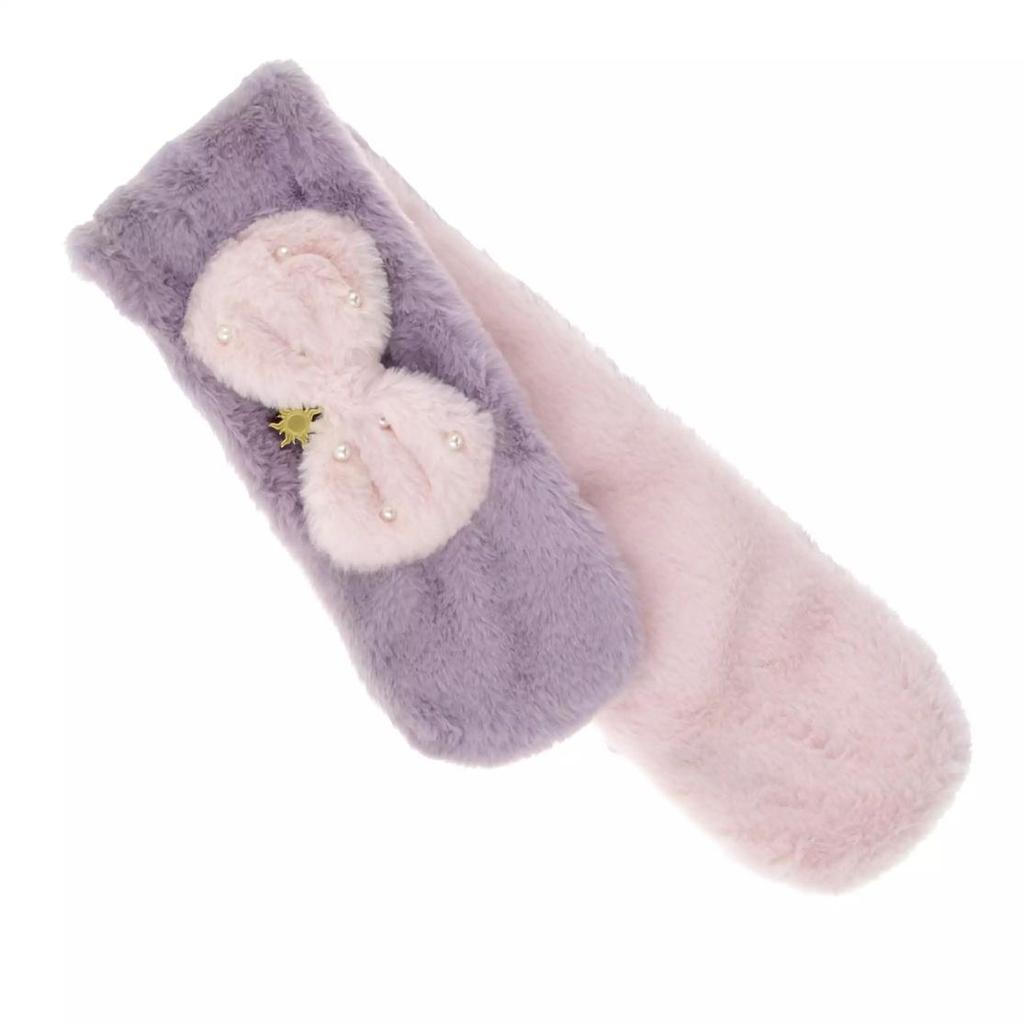 Disney Rapunzel Kids' Muffler with Faux Fur and Ribbon ( ENJOY WINTER ) NEW Disney Store