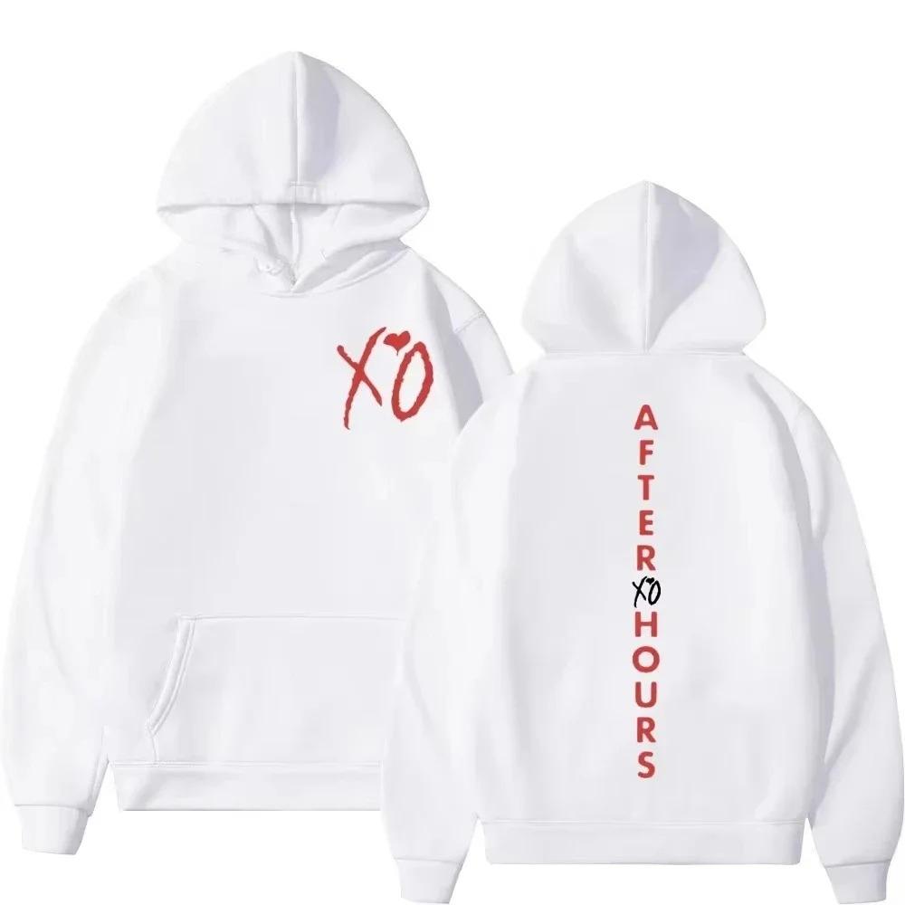 In Gothic Double Sided Printed Streetwear Women Ghostface Graphic Hoodie Fleece Long Sleeve Sweatshirts