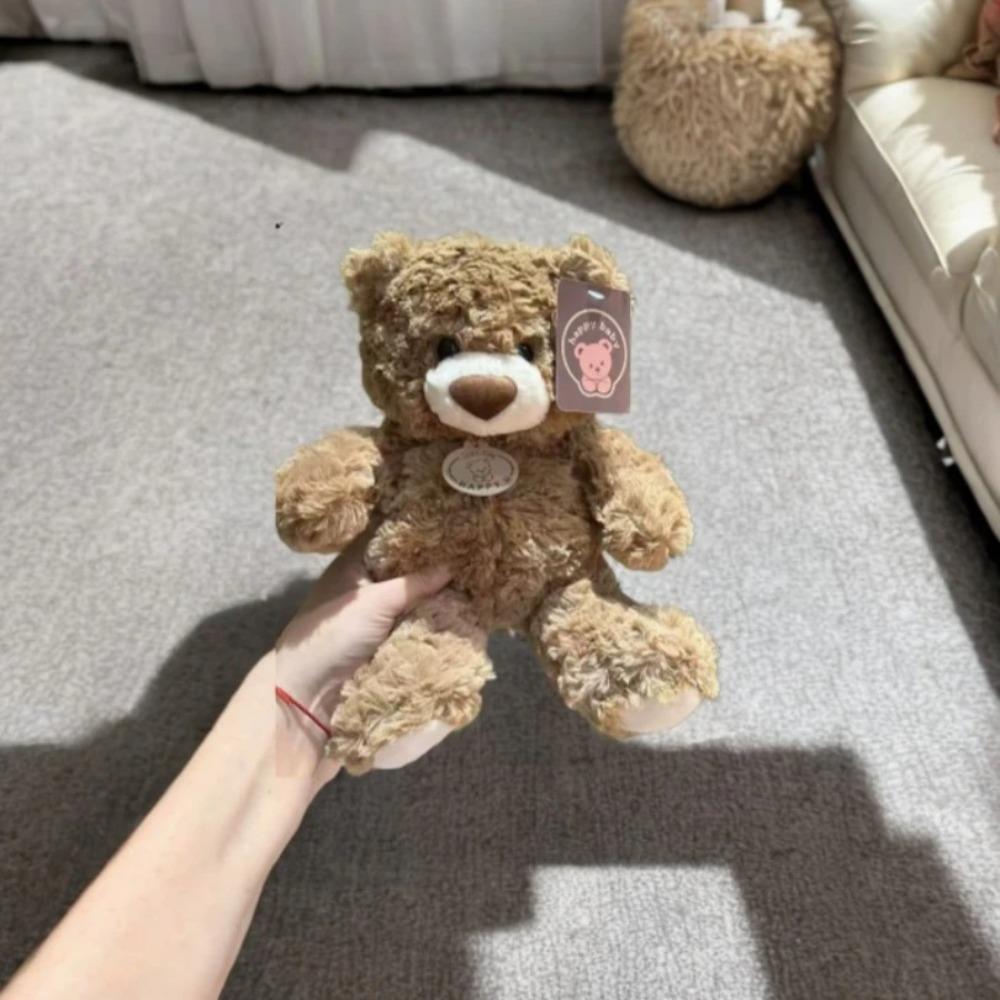 25CM Cute Colorful Bow Tie Bear Doll Plush Toy Hug Bear Doll Children Birthday Gift Pillow Teddy bear Home Living Room Bedroom
