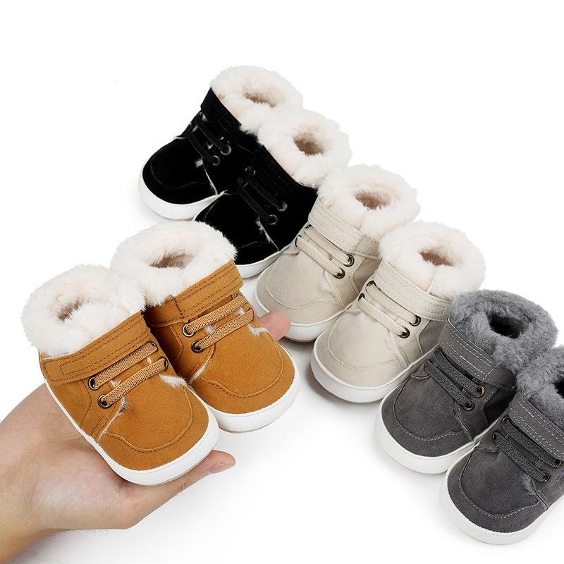 Aimele Winter Cotton Velcro Baby Prewalker Shoes (0-1 Year)