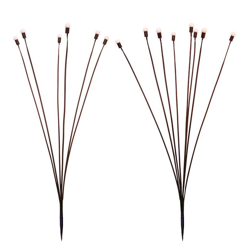 LED Wind-Powered Firefly Lights, 6 or 8 Heads, Outdoor Landscape Decoration for Parks and Streets