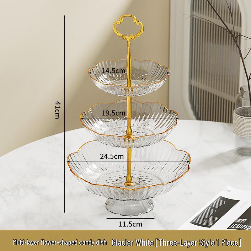 Многоярусная тарелка для фруктов и закусок ZISIZ