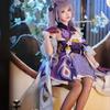 Genshin Impact Cosplay Kostüm Perücke Haare Damen Tänzerin Kleid Karneval Uniform Anime Halloween Kostüme