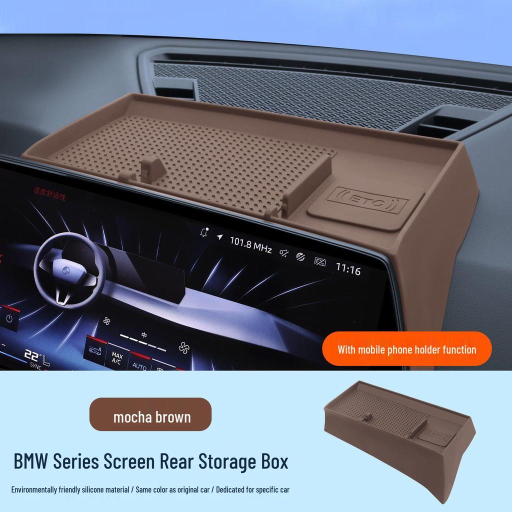 Caixa de Armazenamento de Silicone para Série 3, 5, 7 & X3, X5, X6, X7 da BMW - Console Central